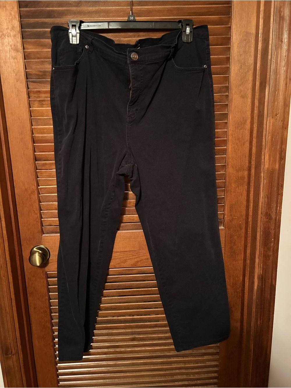 Basic Editions Black Stretch Chinos